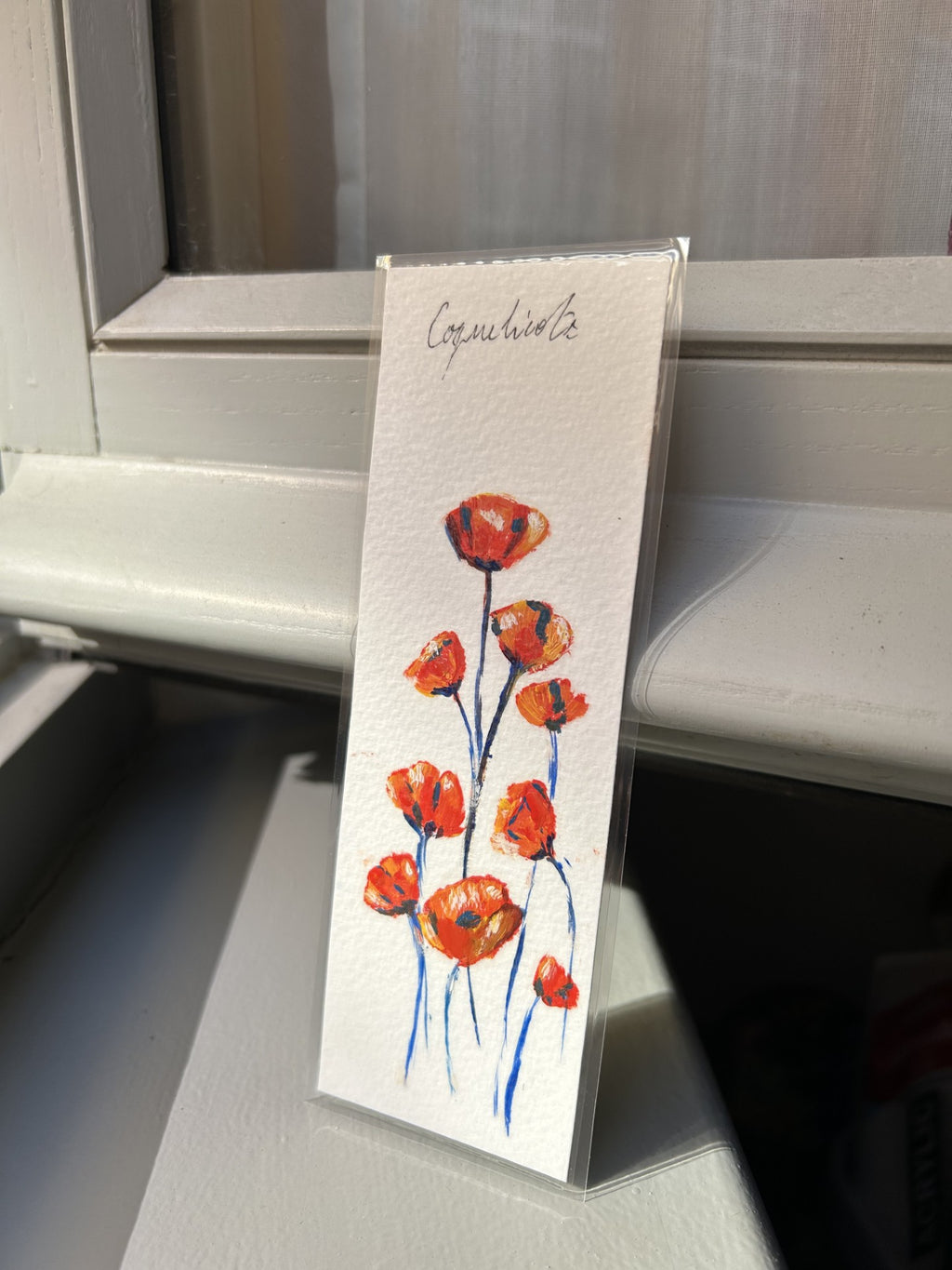 Marque-page Coquelicots